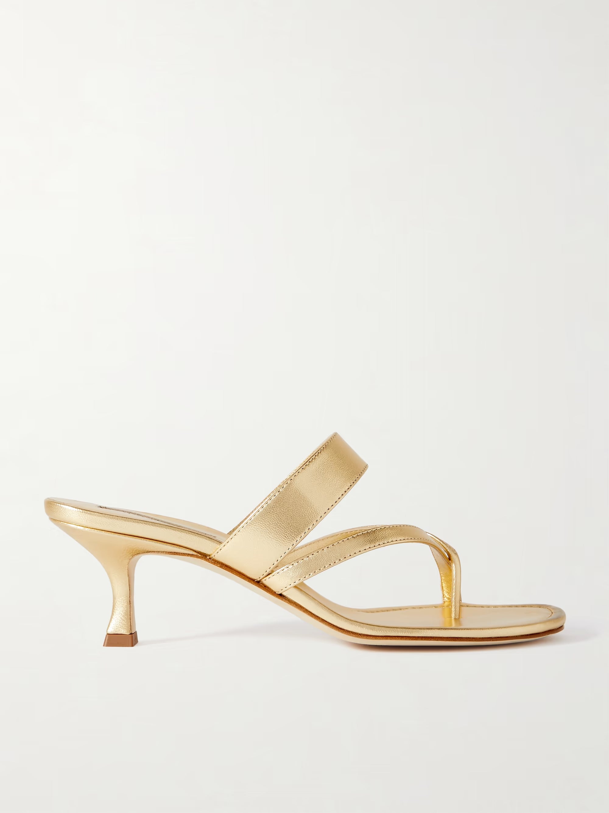 MANOLO BLAHNIK SUSA NAPPA LEATHER - GOLD – Diane Firsten MANOLO BLAHNIK SUSA NAPPA LEATHER - GOLD – Diane Firsten