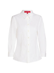 CAROLINA HERRERA ISABELLA COTTON BLEND SHIRT - WHITE
