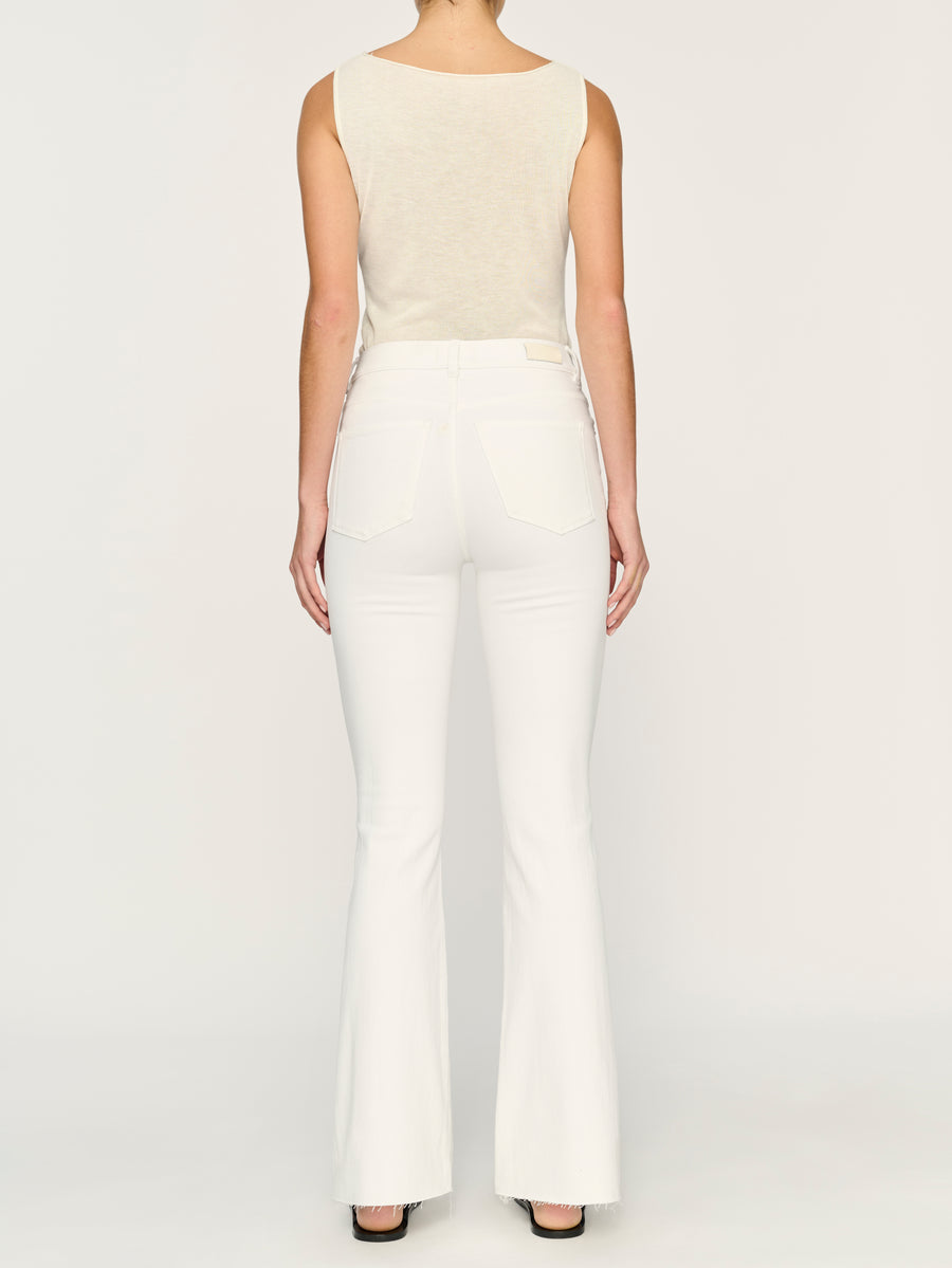 DL1961 BRIDGET BOOT HIGH RISE INSTASCULPT 31.5" WHITE