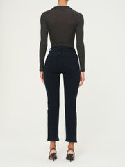 DL1961  MARA STRAIGHT MID RISE INSTASCULPT ANKLE FLATIRON