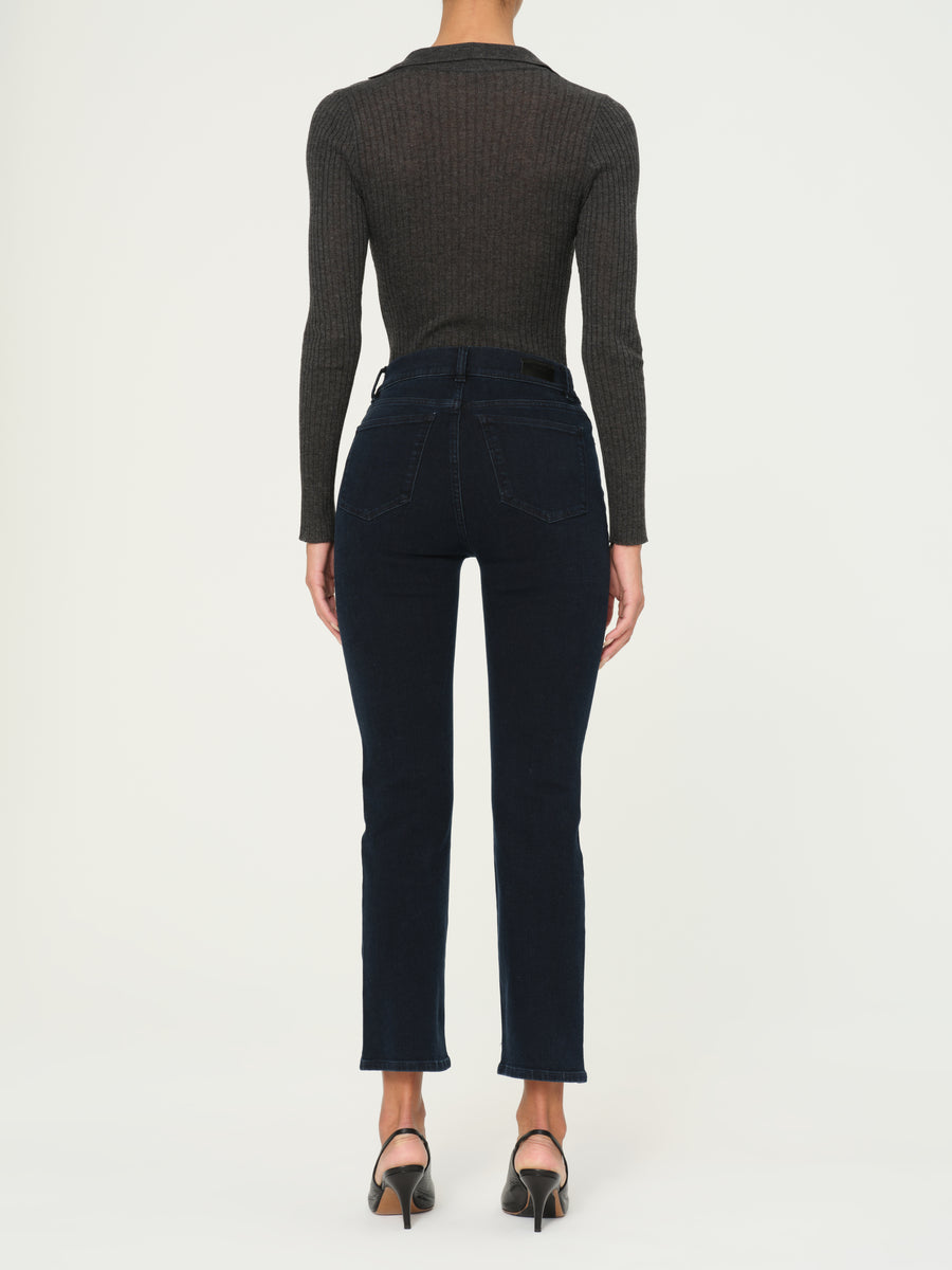 DL1961  MARA STRAIGHT MID RISE INSTASCULPT ANKLE FLATIRON