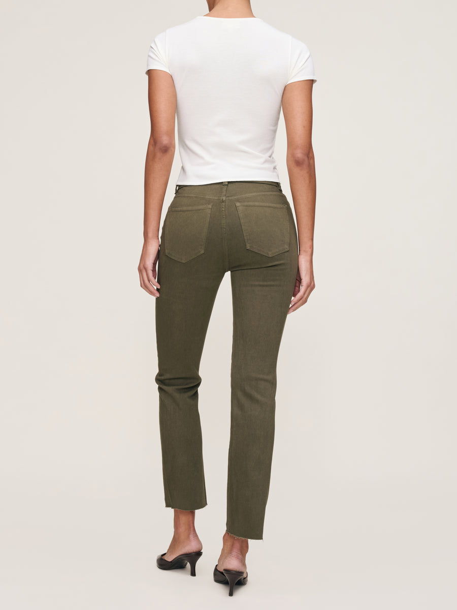 DL1961 MARA STRAIGHT MID RISE INSTASCULPT ANKLE TRELLIS