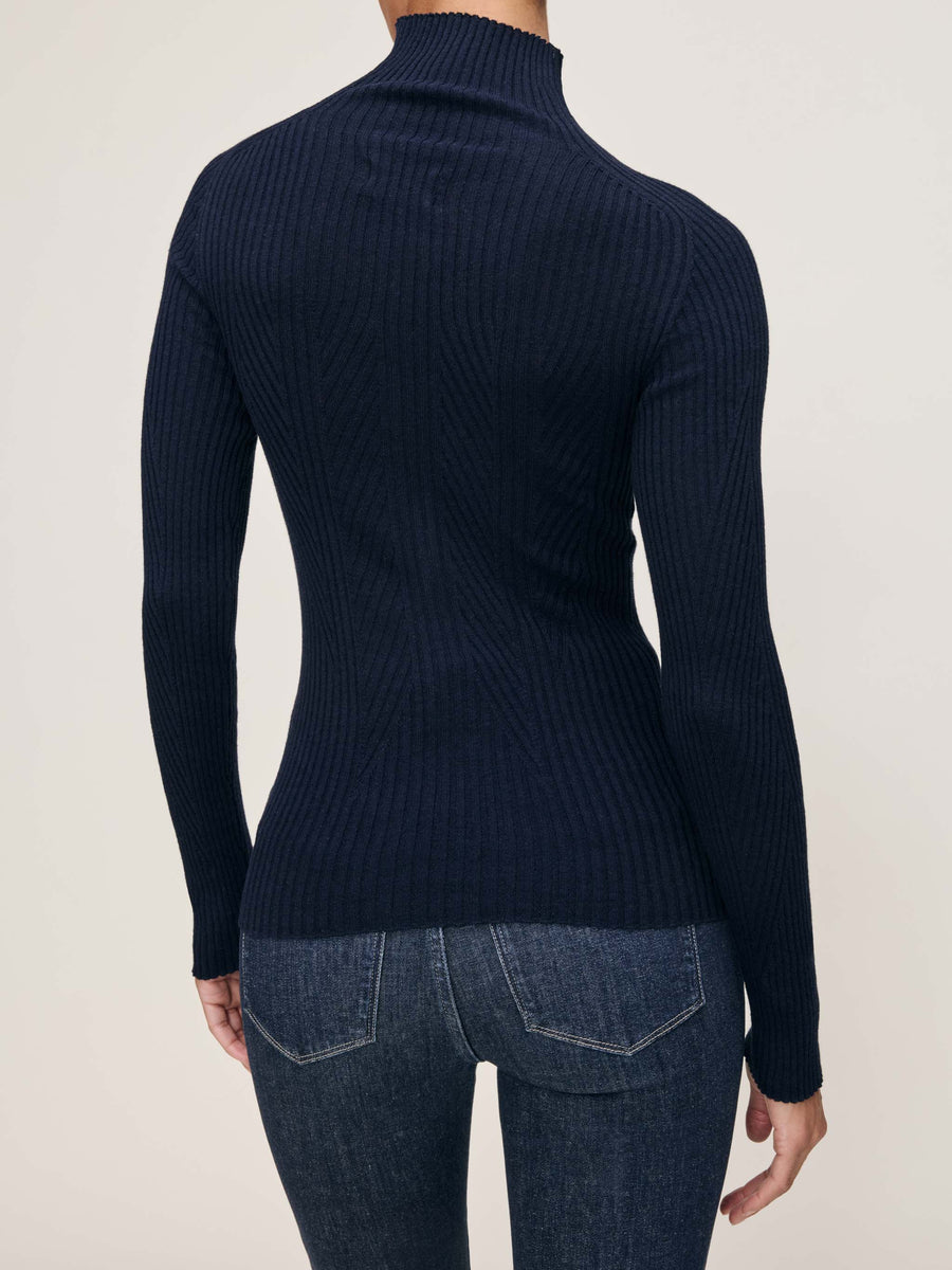 DL1961 TURTLENECK SWEATER NAVY
