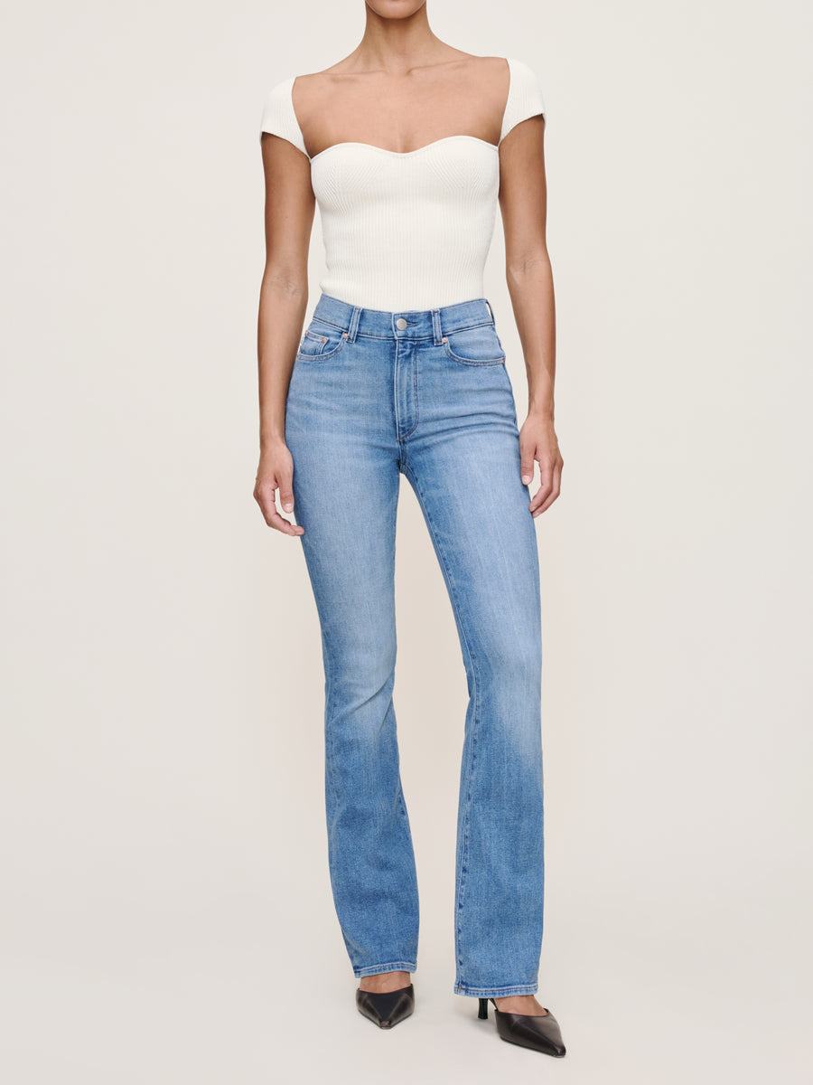 DL1961 BRIDGET BOOT HIGH RISE INSTASCULPT 33" SPRING CREEK