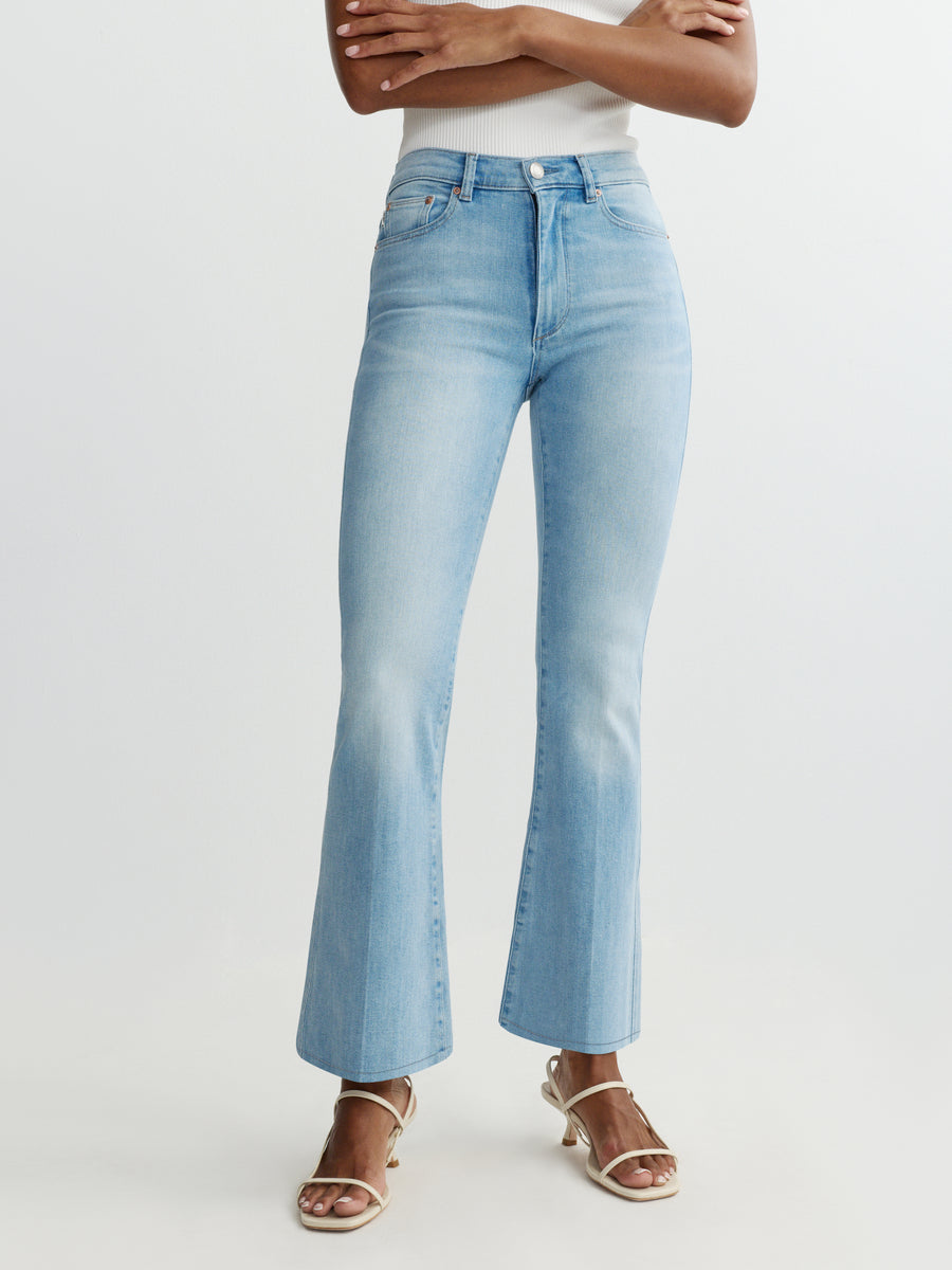 DL1961 BRIDGET BOOT HIGH RISE INSTASCULPT CROP - PRAIRIE