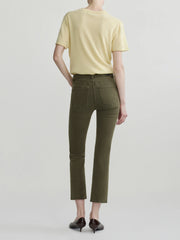 DL1961 MARA STRAIGHT MID RISE INSTASCULP ANKLE - PINE
