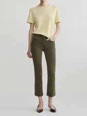DL1961 MARA STRAIGHT MID RISE INSTASCULP ANKLE - PINE