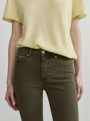 DL1961 MARA STRAIGHT MID RISE INSTASCULP ANKLE - PINE