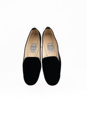 Velvet Slipper in Black