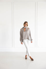 SPRWMN CROP FLARE - WHITE