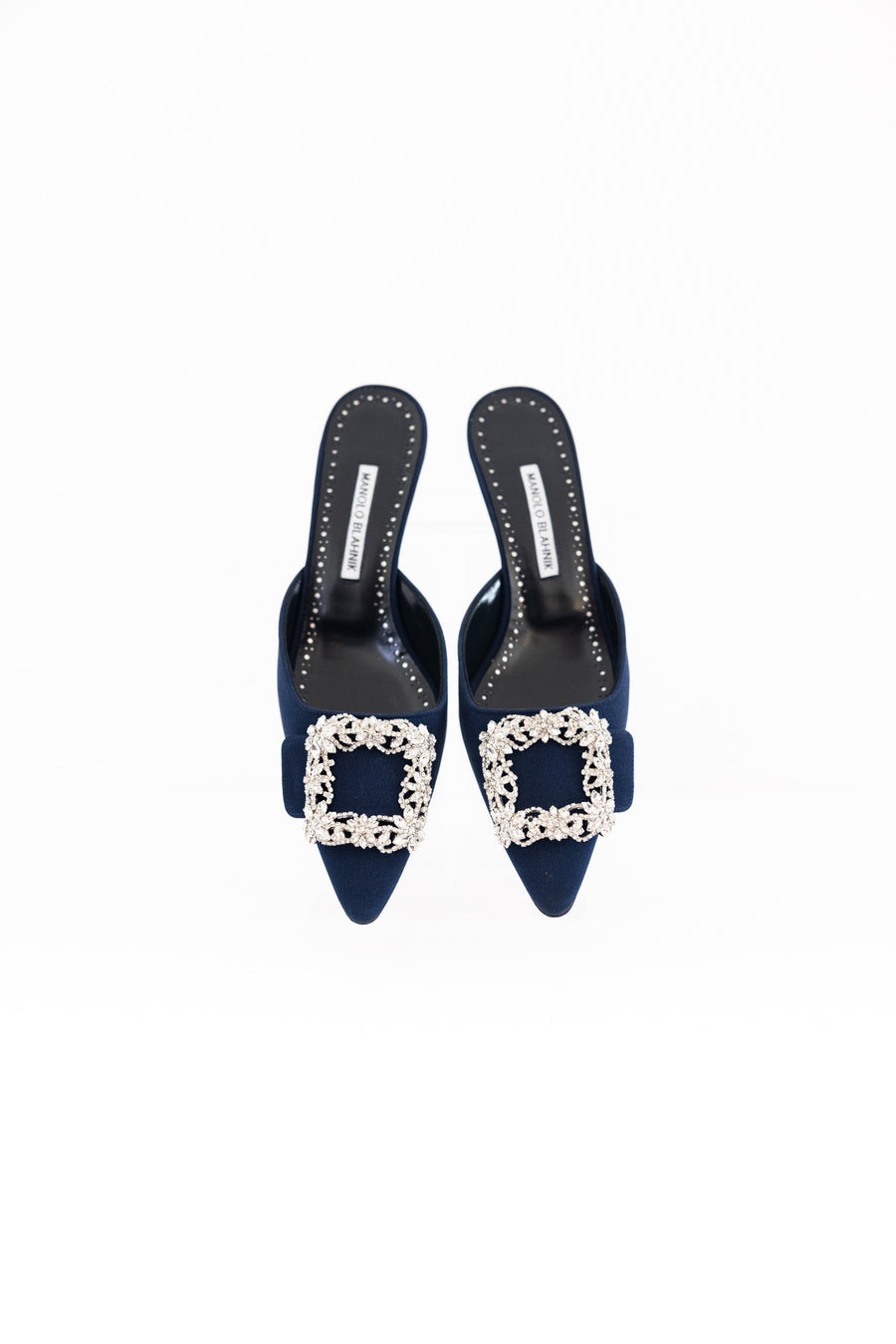 Manolo Blahnik Maysale Mule Jewel