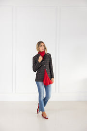 Diane Firsten Windowpane Cashmere Jacket