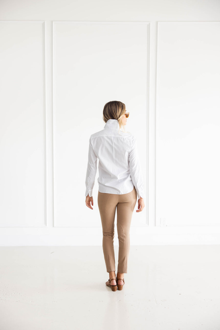 Finamore White Cotton Poplin Shirt