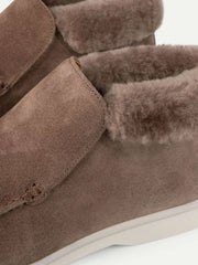 AURELIEN LADY CLASSIC CITY LOAFER FUR - ASH GREY