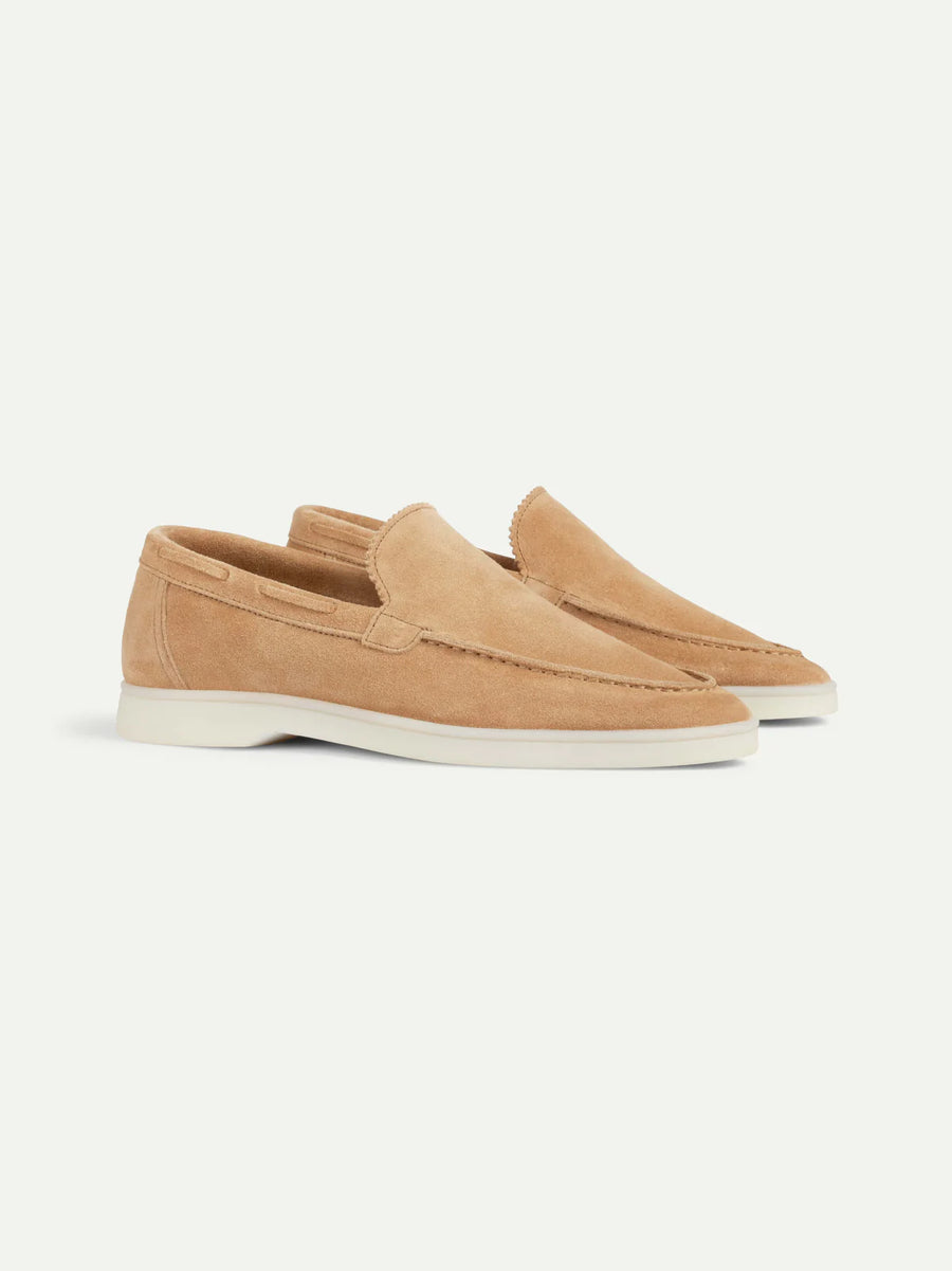 AURELIEN LADY YACHT LOAFER - DARK BEIGE