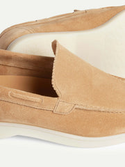 AURELIEN LADY YACHT LOAFER - DARK BEIGE