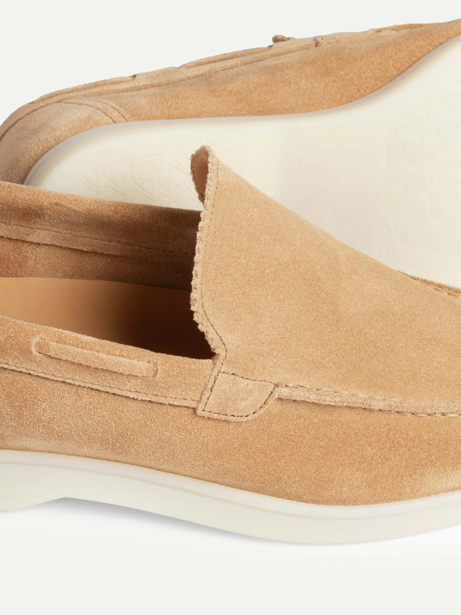 AURELIEN LADY YACHT LOAFER - DARK BEIGE