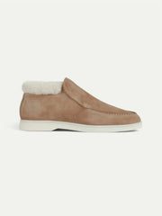 AURELIEN LADY CLASSIC CITY LOAFER FUR - BEIGE