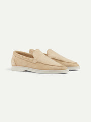 AURELIEN LADY YACHT LOAFERS - LIGHT BEIGE