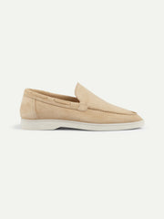 AURELIEN LADY YACHT LOAFERS - LIGHT BEIGE