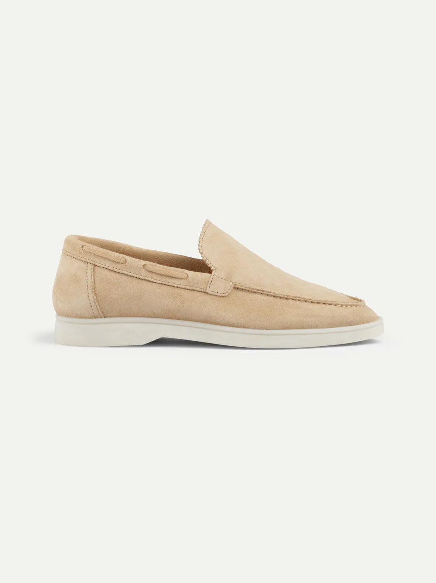 AURELIEN LADY YACHT LOAFERS - LIGHT BEIGE