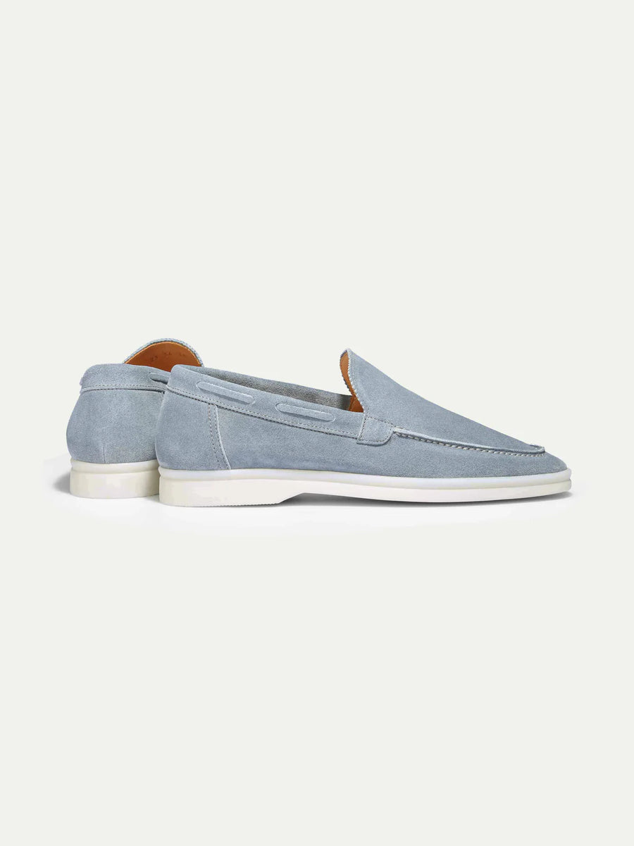 AURELIEN LADY YACHT LOAFERS - LIGHT BLUE
