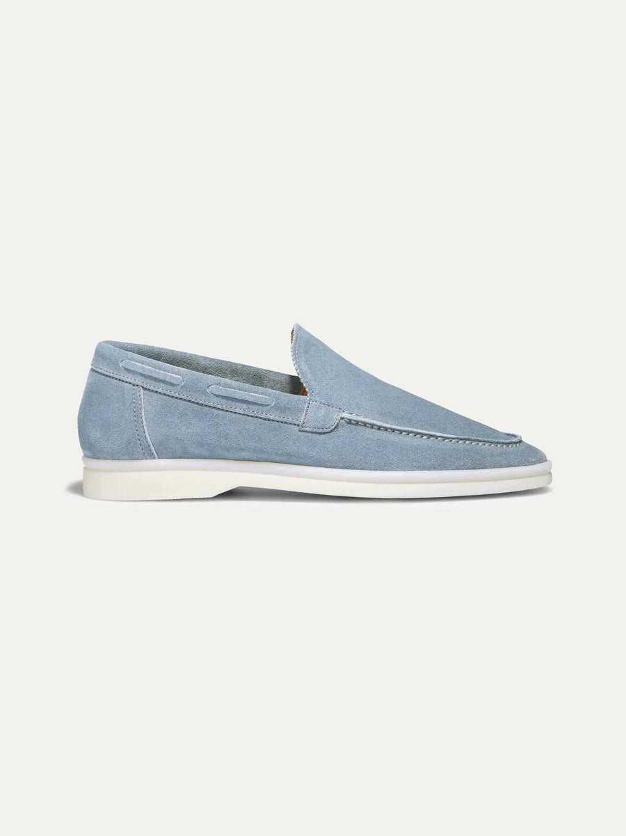 AURELIEN LADY YACHT LOAFERS - LIGHT BLUE