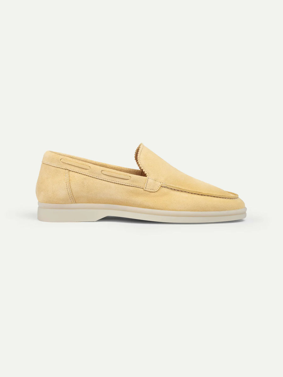 AURELIEN LADY YACHT LOAFERS - LIGHT YELLOW