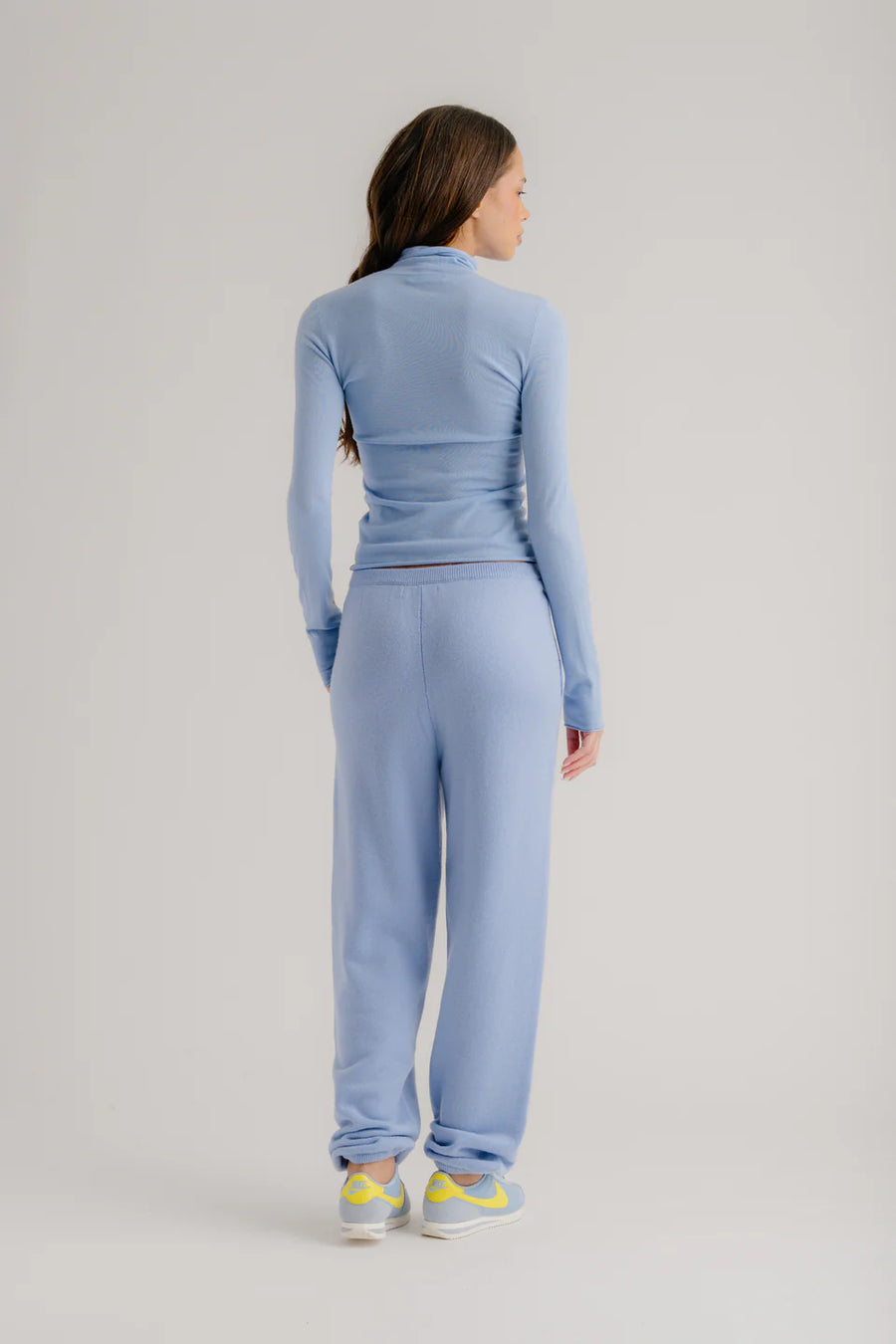 SABLYN BELLE SLIM TURTLENECK - AZUREOUS