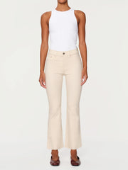 DL1961  BRIDGET BOOT HIGH RISE INSTASCULPT CROP FLAX