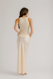 SABLYN JAMEELA RACERBACK TANK - BUTTERCREAM