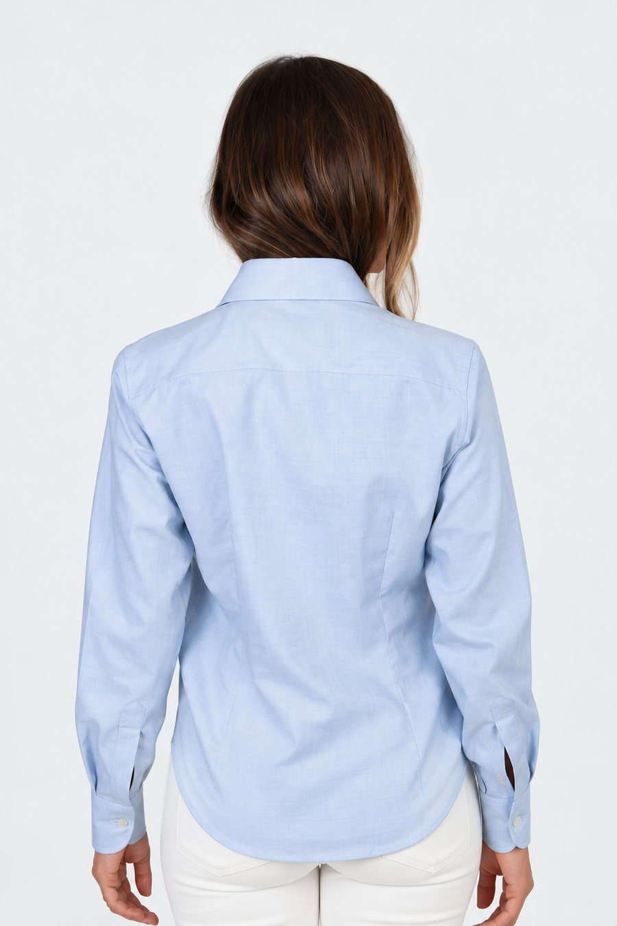 DF ITALIAN MADE LITTLE DIAMOND PATTERN SHIRT - PALE BLUE