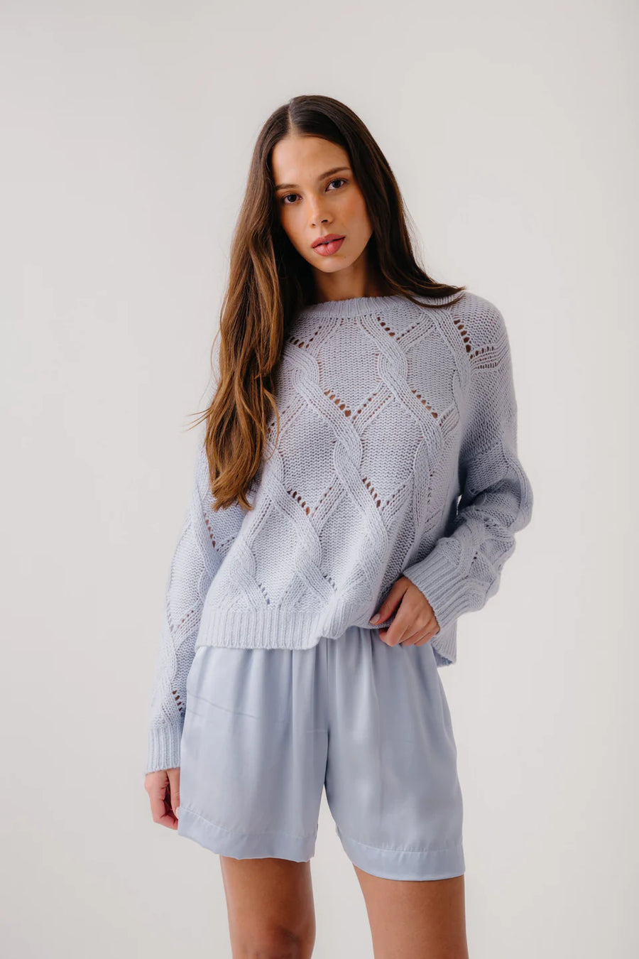 SABLYN BRYNN PULL ON SHORT - WHISPER