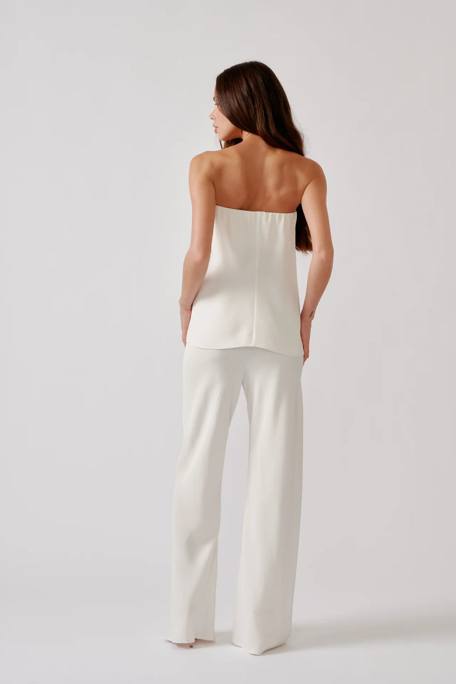 SABLYN CAMDEN STRAPLESS TOP  - WHITE