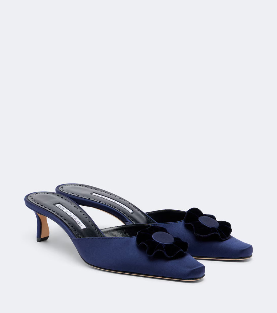 MANOLO BLAHNIK CAULON VISCONTI HYDRA - NAVY