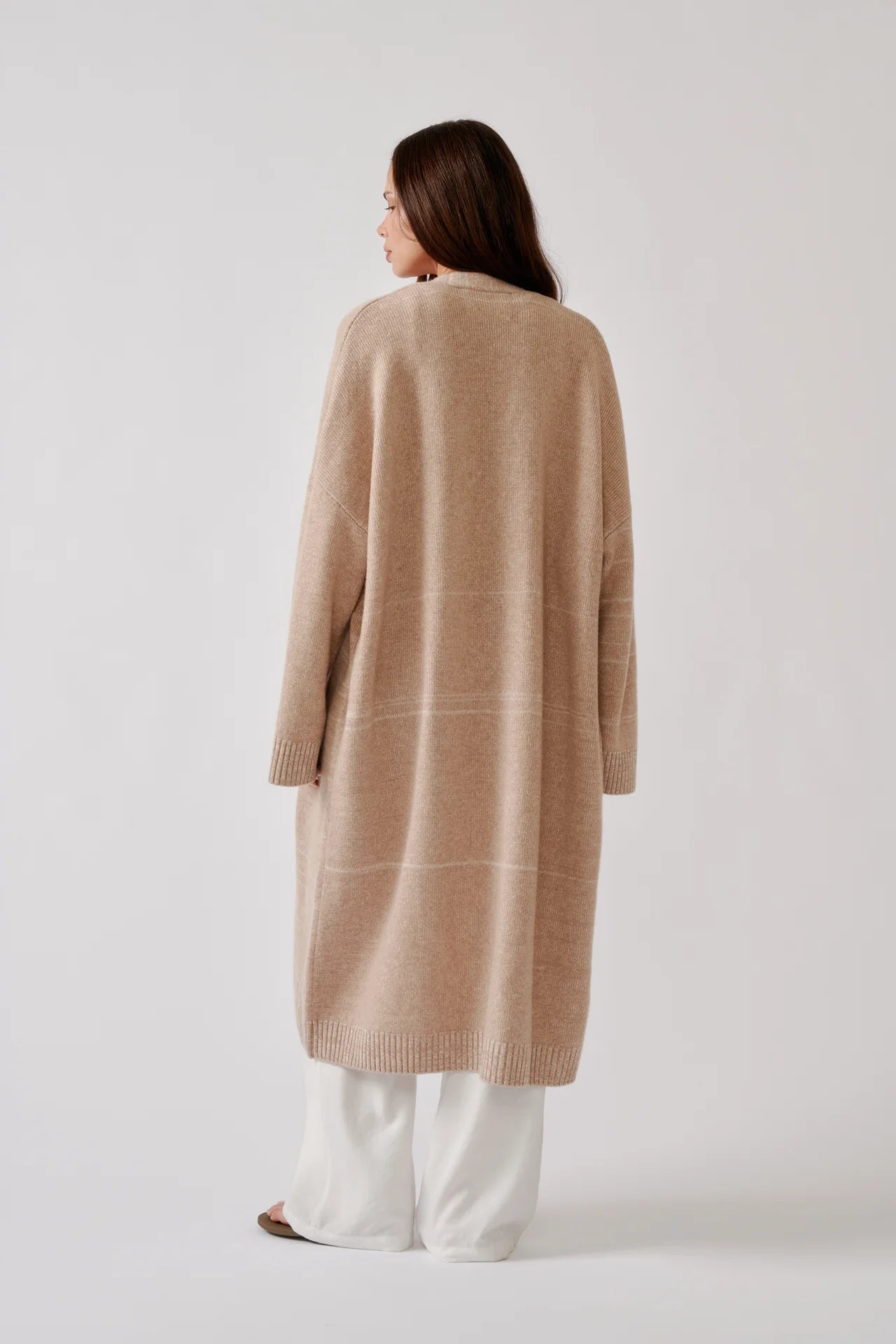 SABLYN CEDAR SLOUCHY CASHMERE  DUSTER - DUNE
