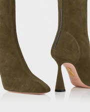 AQUAZZURA AMORE BOOTIE 75 - HUNTER GREEN