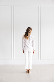 PAMELA HENSON ALINE PANT - WHITE