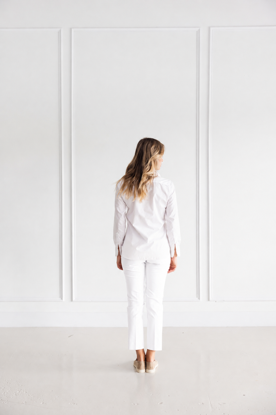 PAMELA HENSON ALINE PANT - WHITE