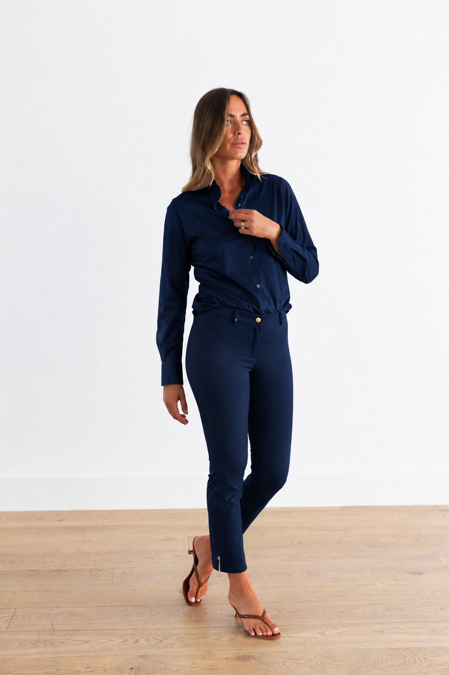 PAMELA HENSON PONY PANT - MIDNIGHT NAVY