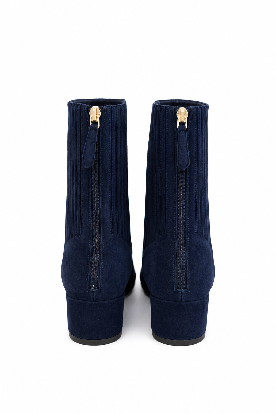 AQUAZZURA SAINT HONORE SUEDE ANKLE BOOTS - MEZZANOTTE