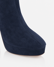 AQUAZZURA MARTINE BOOTIE PLATEAU 110 - MEZZANOTTE