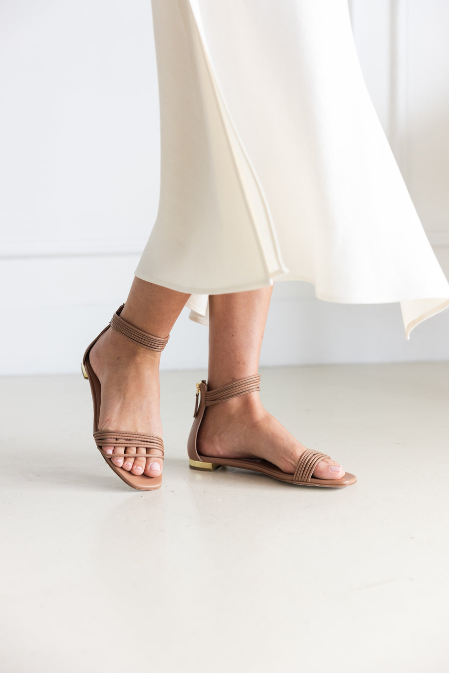 AQUAZZURA SANDAL SWAY - POWDER PINK