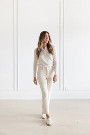 DL1961  BRIDGET BOOT HIGH RISE INSTASCULPT CROP FLAX