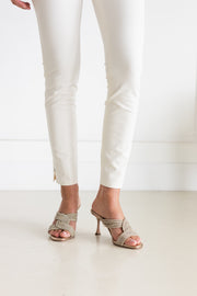 AQUAZZURA GATSBY MULE - LIGHT COPPER