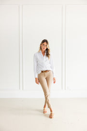 PAMELA HENSON PONY PANT - CAMEL