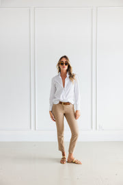 PAMELA HENSON PONY PANT - CAMEL