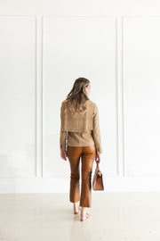 SPRWMN  CROP FLARE - CHESTNUT