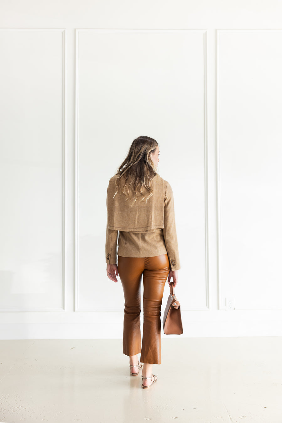 SPRWMN  CROP FLARE - CHESTNUT