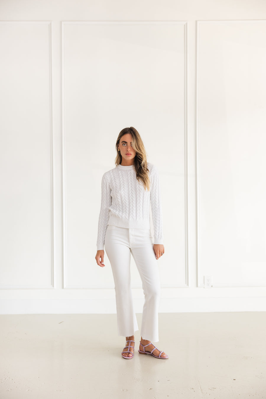 DL1961 BRIDGET BOOT HIGH RISE INSTASCULPT CROP - WHITE